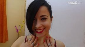 taissia shanti came by dressed in her sexy body suit