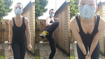 I may perhaps be a little over excited about leaving the house to go for a run for the first time in ages!