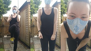 I may perhaps be a little over excited about leaving the house to go for a run for the first time in ages!