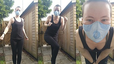 I may perhaps be a little over excited about leaving the house to go for a run for the first time in ages!