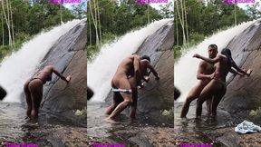 sexo gostoso na beira da cachoeira dana bueno foi a cachoeira com o lutador de mma allan guerra gomes