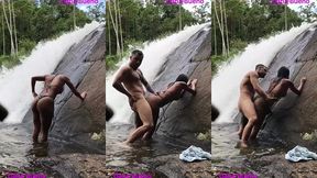 sexo gostoso na beira da cachoeira dana bueno foi a cachoeira com o lutador de mma allan guerra gomes