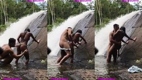 sexo gostoso na beira da cachoeira dana bueno foi a cachoeira com o lutador de mma allan guerra gomes