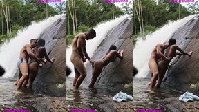 sexo gostoso na beira da cachoeira dana bueno foi a cachoeira com o lutador de mma allan guerra gomes