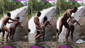 sexo gostoso na beira da cachoeira dana bueno foi a cachoeira com o lutador de mma allan guerra gomes