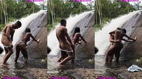 sexo gostoso na beira da cachoeira dana bueno foi a cachoeira com o lutador de mma allan guerra gomes