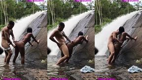 sexo gostoso na beira da cachoeira dana bueno foi a cachoeira com o lutador de mma allan guerra gomes