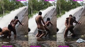 sexo gostoso na beira da cachoeira dana bueno foi a cachoeira com o lutador de mma allan guerra gomes