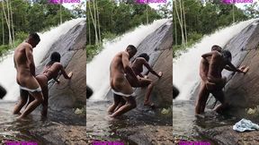 sexo gostoso na beira da cachoeira dana bueno foi a cachoeira com o lutador de mma allan guerra gomes