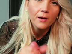 MyDirtyHobby -Busty MILF step-mom deepthroats and facialized