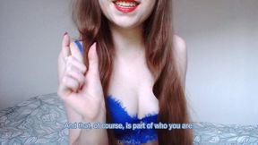 Your caged cock becomes a clit (FR with English subtitles)