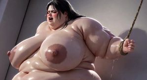 Obese SSBBW Bound Tight - Extremely Aroused & Begging for Cock