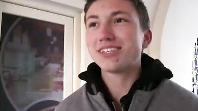 Czech Hunter's uncensored anal video with straight guys for cash