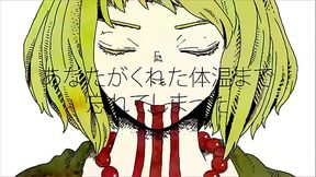 Vocaloid cuties Gumi, Miku, Rin & Luka in a donut hole