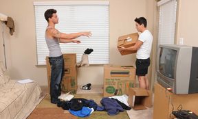 Movers and anal funsies in a taboo porn vid
