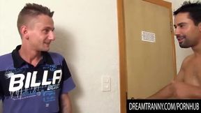 Cock Mad Tranny Danny Choked Gushed Double Fucked Raw