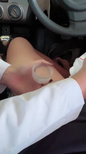 Memorable moment from &quot;Blowjob Girlfriend To Crot In The Car&quot;