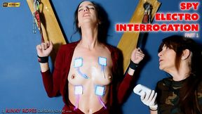 SPY ELECTRO INTERROGATION by BONDAGE KINK beautiful spy in bondage suffering with shocks (PART 1)