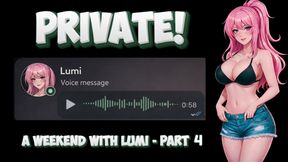 Saturday Morning Wallet Wake-Up: Bratty Anime Lumi’s Voice Note #4 Starts Your Lonely Weekend