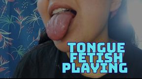 TONGUE FETISH PLAYING