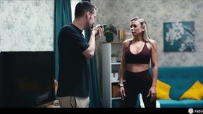 ”Hot Step Mom Doing Yoga - Shalina Devine Freeuse & Getting Her Big Tits Sucked”