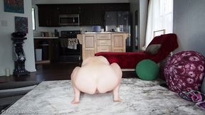Naked yoga day
