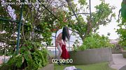 2 minutes 🥵 Nude Timer Challenge 🥵 on a Busy Rooftop Garden🌹