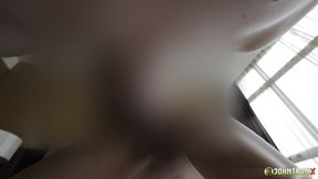 Johntronx - Hard Fuck with a Gorgeous Thai Amateur That Ended in a Creampie