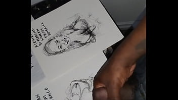 Covering the tits of women in quick sketch with cum for a finishing touch