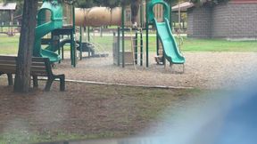 At the public playground