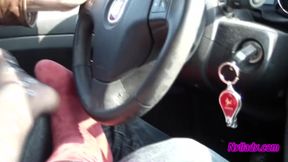 In the Car Playing with My Husband