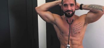 MaskXXX. - Well-built dude's fleshlights testing