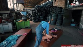 Busty applicant gets fucked by all guys at the job interview