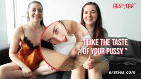 Ersties - Leah &amp; Domino Shoot Their First Lesbian Sex Video Together