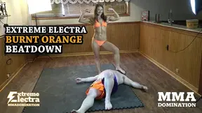 Electra Dominates in Burnt Orange Beatdown 4K UHD