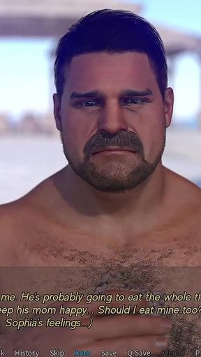 Stepdaddy May Love - Hairy Stepdaddy with Big Cock Gives Me Sloppy Blowjob and Fingers My Tight Ass