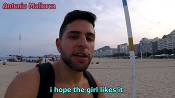 Antonio Mallorca's Lucky Find on Copacabana Beach: A Brazilian Babe's Massage Ends in Passion
