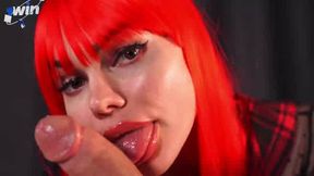 Sperm degustating from my chief - a red-hot porn scene!
