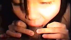 Asian hussy shows her amazing cock-sucking skills to a guy in POV clip