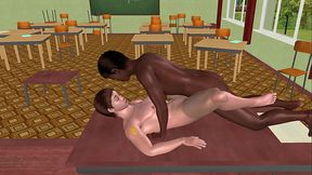 Animated 3D Gay Scene &ndash_ Intense Male-on-Male Encounter (Machinery Position)