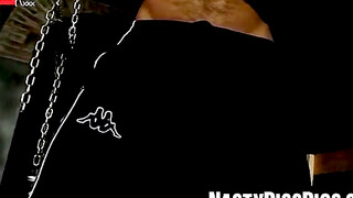 Muscular Thugs Fucked Hard in Threeway Bondage Session