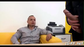 Hot Homosexual Threesome With Hardcore Anal And Oral Pleasure