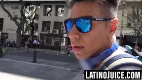 Young Latino bred deep and fed cum in steamy POV