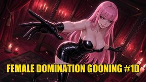 Female Domination Gooning #1D: Surrender to Femdom Overload (Animated, Music, Text)