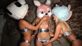 Wild & Hilarious Mascot Orgy with Helena Moeller - Must See HD Porn!