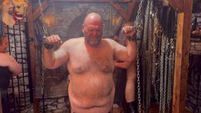 Part 2:- Domina Satana Punishes Booboo in a CBT Clamp with Blackberrymilf