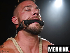 Tryp Bates begs for more as Sean Xavier fucks him in rope bondage