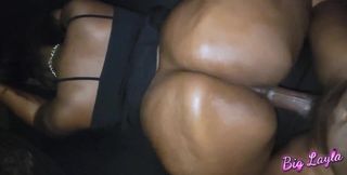 Big Ass Ebony in Reverse Cowgirl Mode