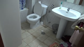 begging stepson wants to see me piss from my hairy pussy