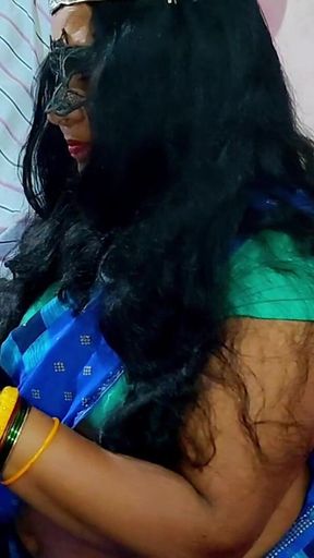 Indian Housewife on Her Birthday